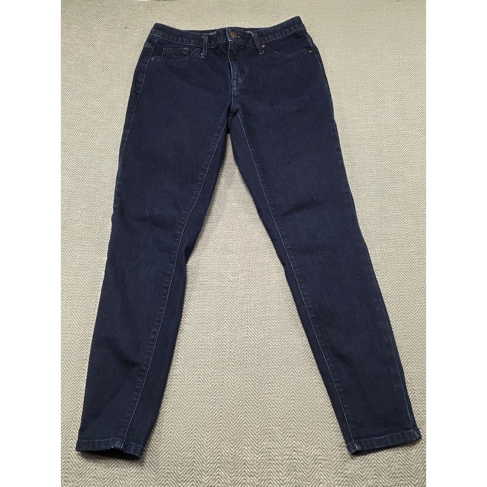 Mossimo Denim Women High Rise Jegging‎ Ultra Stretch Dark Wash Size 4 27R